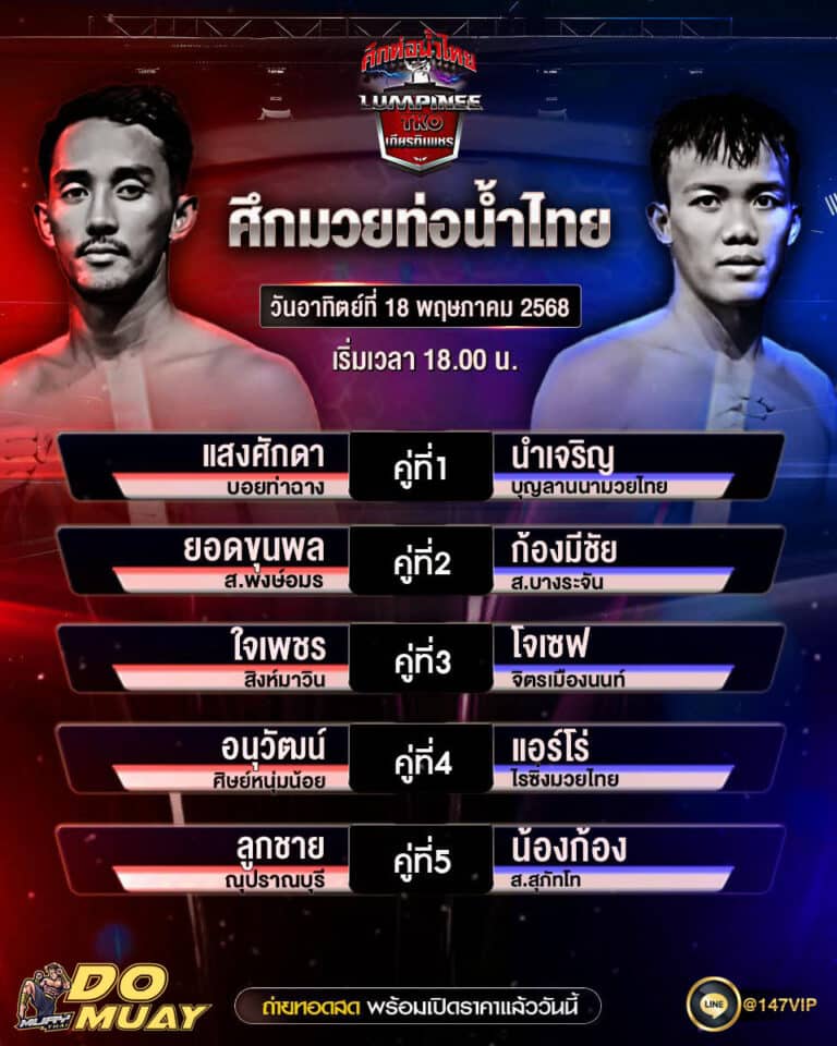 โปรแกรมมวย18-05-68