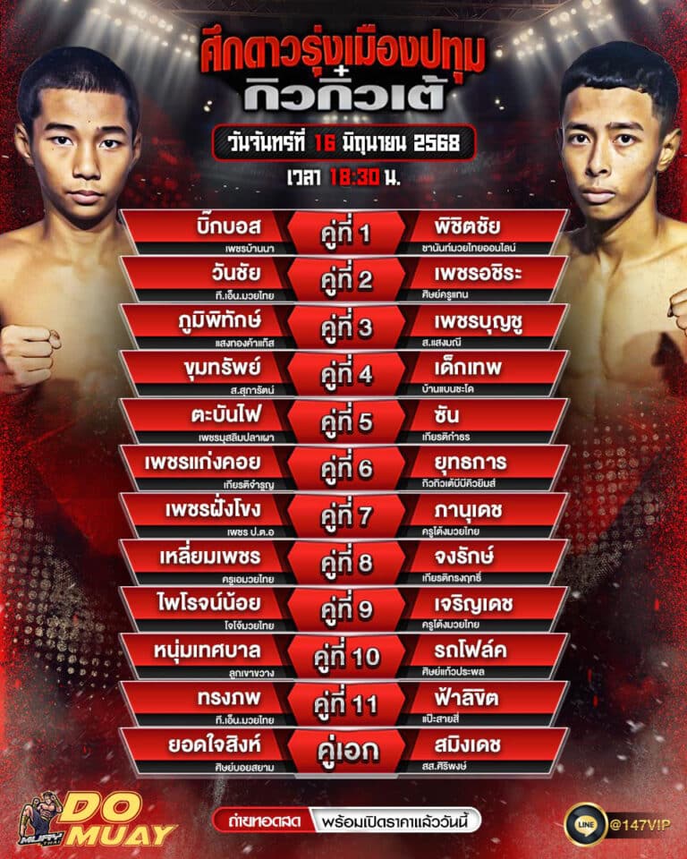 โปรแกรมมวย16-06-68