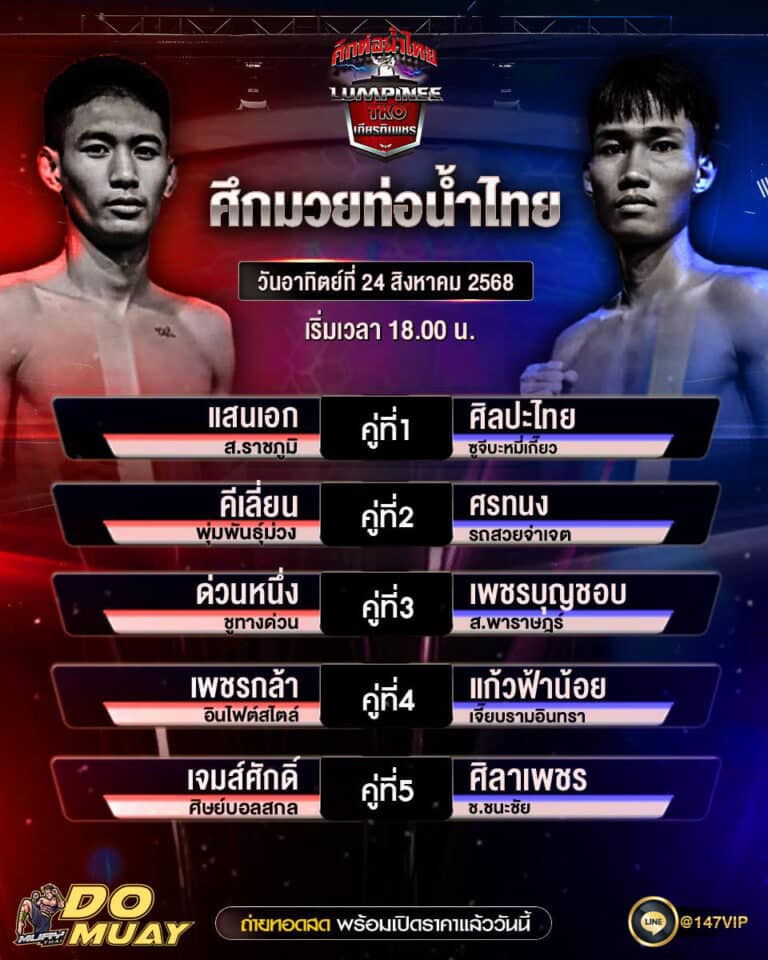 โปรแกรมมวย24-08-68