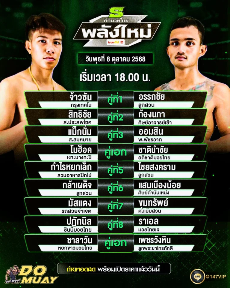 โปรแกรมมวย08-10-68