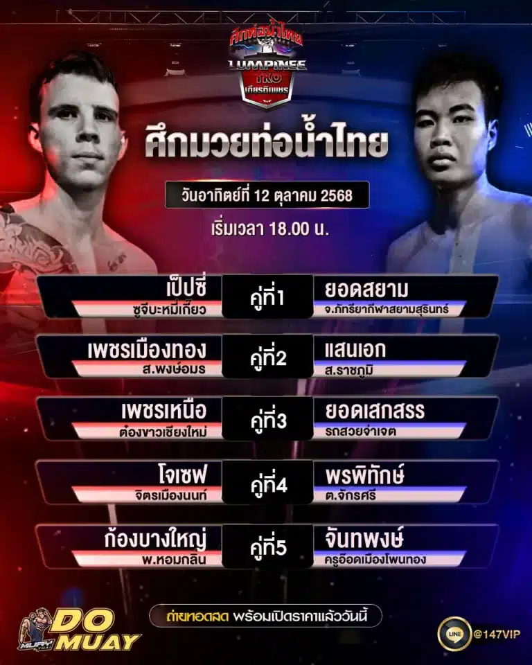โปรแกรมมวย12-10-68
