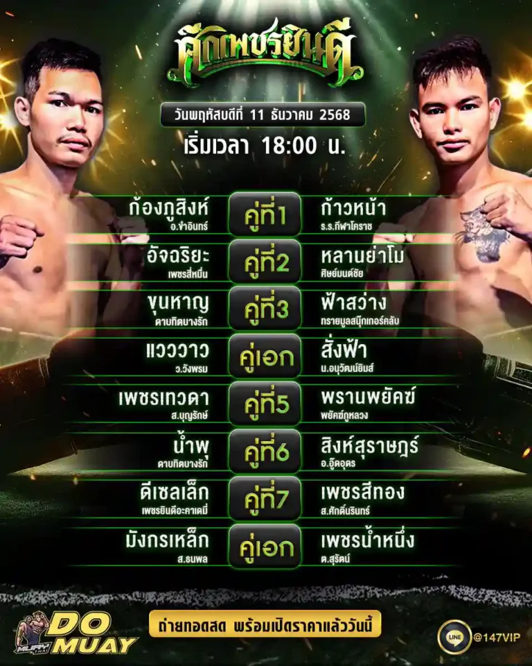 โปรแกรมมวย11-12-68