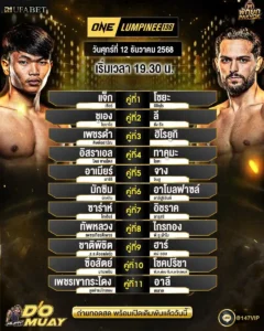 โปรแกรมมวย12-12-68